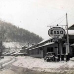 Sharples 1942 Y and Gas Station. Photo by Tom Gayhart and shared courtesy of Peggy Huff. 1942 photo of Sharples, Logan County, WV