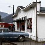 Photo of Miller's Store at Accoville on Buffalo Creek outside of Man, Logan County, WV.