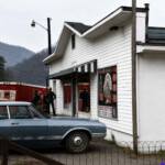 Digitally restored photo of Miller's Store at Accoville on Buffalo Creek. The store was named after JoAnn Miller. Courtesy of Renee Workman. Photo of Miller's Store at Accoville on Buffalo Creek outside of Man, Logan County, WV.