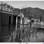The Chatter Box at Bruno outside of Man. The building later became the Post Office. Photo courtesy of Billy Brown. March 1963 flood photo digitally restored. The file was developed in June. 1963 flood photo of the Chatter Box at Bruno outside of Man, Logan County, WV