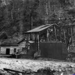 Courtesy of Paula Solar. She writes: The Eagle Island Coal Company Kistler tipple with a loaded hopper car underneath it -circa 1915. The photographer, W. R. Thurmond was standing where the modern day Kistler Bridge Road is today. 1915 photo of the Eagle Island Coal Company Kistler tipple, Logan County, WV