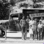 Photo of the Kazee family at Stollings circa 1935, Logan County, WV