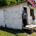 Digitally restored photo of the Sarah Ann Post Office, Mary Sir, Postmistress. She passed in 2013 at age 84. Photo courtesy of Paula Solar. Photo of the Sarah Ann Post Office, Mary Sir, Postmistress, Logan County, WV