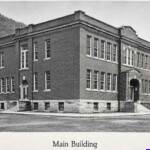 1922 photo of Triadelphia District (Man) High School, Logan County, WV.