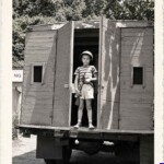 1954 photo of Bob Piros at Cherry Tree, Logan County, WV