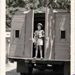 1954 Bob Piros at Cherry Tree. 1954 photo of Bob Piros at Cherry Tree, Logan County, WV