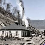Circa 1915 of the Avon Coal Company power plant, Accoville, Logan County, WV.