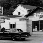 1983 photo of E & M Tire Sales and Auto Repair, Kistler, Logan, WV