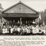 May 1915 photo of Reunion Day at old Coal Branch School< Logan County, WV