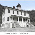 1922 Photo of the school building at Amherstdale, Logan County, WV