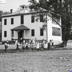 1920s Photo of a Blair School House, Logan County, WV