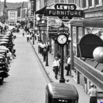 1930s Downtown Logan courtesy of Dwight Williamson. Digitally restored. Photo of 1930s downtown Logan, WV