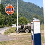 Buffalo Garage in Kistler - date unknown. As per Randy Jones, "My grandfather owned the Gulf station in Kistler from 1945 till he passed in 1972. Courtesy of Paula Solar. Photo of Buffalo Garage in Kistler, Logan County, WV