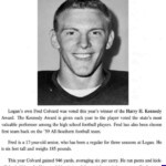 Fred Colvard, LHS Class of 1960, logan County, WV, was the winner of the 1959 Harry H. Kennedy Award.
