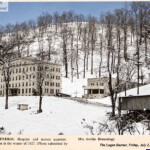 Logan General Hospital and nurses quarters winter of 1927, Logan, WV