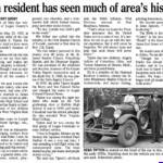 Man Resident has seen much history, Logan Banner clipping, 3-17-89, Logan County, WV