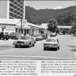 New Crosswalks at Chapmanville, Logan Banner, July 1, 1982 clipping.